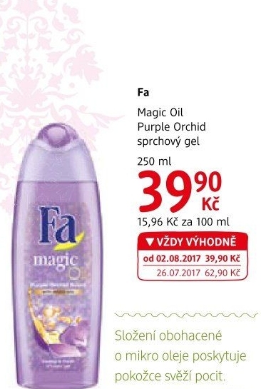 Sprchový gel Fa