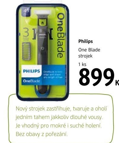 Holící strojek One Blade Philips