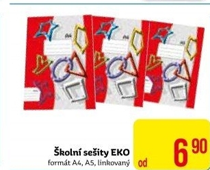 Školní sešit A4