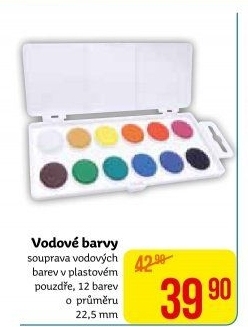 Vodové barvy