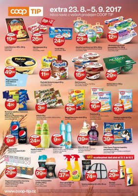 akční leták COOP 23.8.2017-5.9.2017