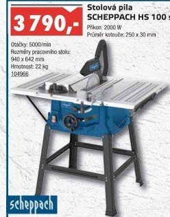 Stolní pila Scheppach HS 100 S