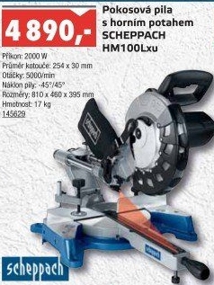 Pokosová pila Scheppach HM 100 Lxu