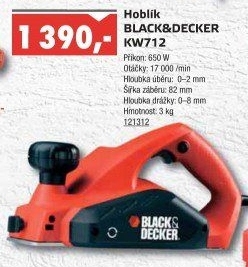 Elektrický hoblík KW712 Black&amp