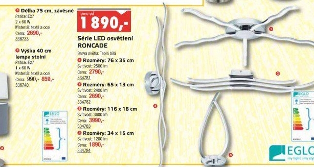 LED svítidlo Roncade