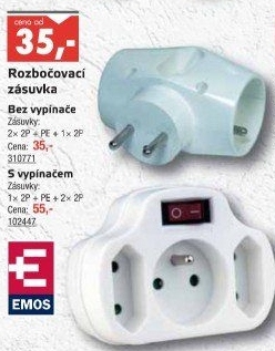 Rozbočovací zásuvka Emos
