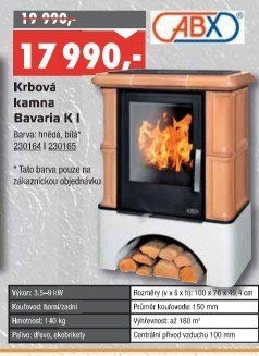 Kachlová kamna Bavaria ABX