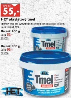 Tmel akrylátový Het