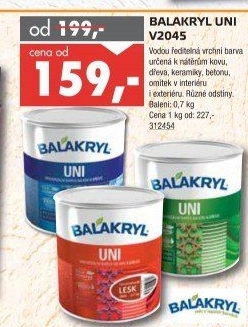 Barva Balakryl UNI mat