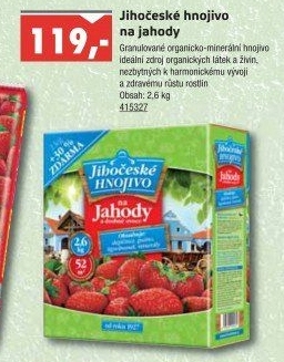 Jihočeské hnojivo na jahody Forestina
