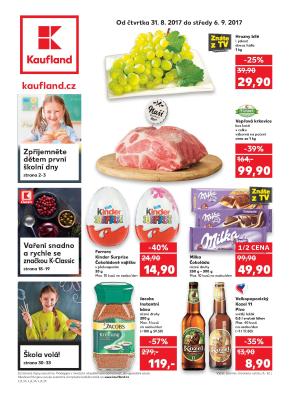 akční leták Kaufland 31.8.2017-6.9.2017