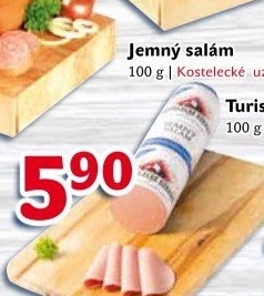 Salám jemný Kostelecké uzeniny