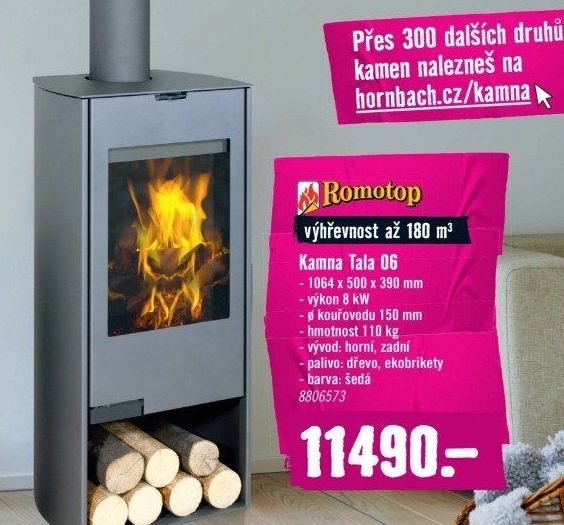 Krbová kamna Tala Romotop
