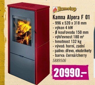 Krbová kamna Alpera Romotop