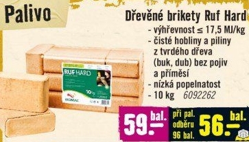 Brikety hranaté Ruf