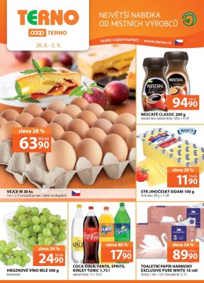 akční leták COOP 30.8.2017-5.9.2017