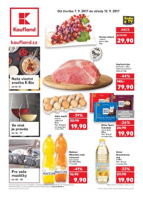 akční leták Kaufland 7.9.2017-13.9.2017