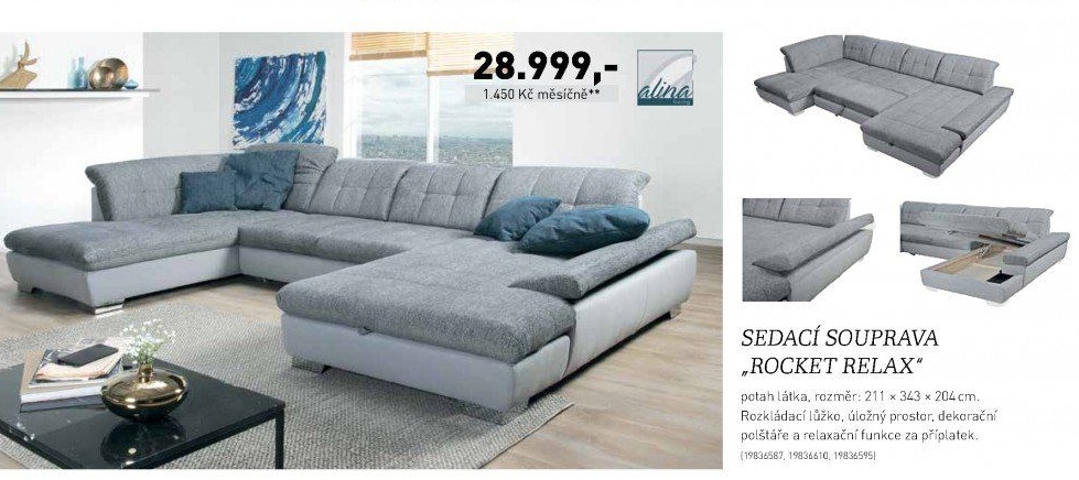 Sedací souprava ROCKET RELAX