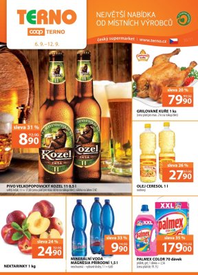akční leták COOP 6.9.2017-12.9.2017