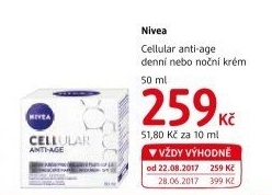 Krém pleťový omlazující Anti-age Cellular Nivea