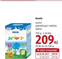 Výživa mléčná Junior Nestlé