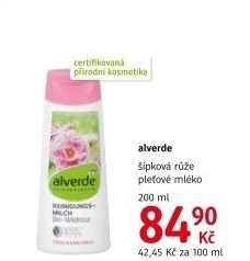 Mléko pleťové čisticí Alverde