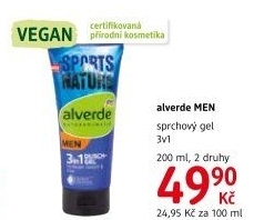 Sprchový gel 3v1 Men Alverde