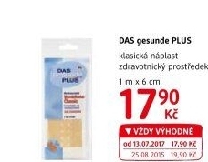 Náplast Das gesunde Plus