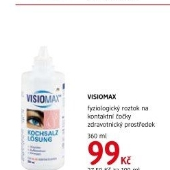 Roztok na kontaktní čočky Visiomax