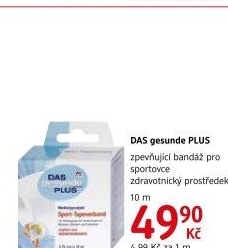 Zpevňující bandáž pro sportovce Das gesunde Plus