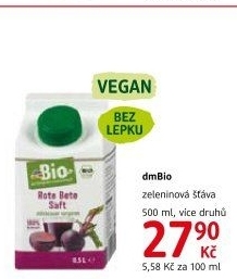 Šťáva zeleninová dm Bio