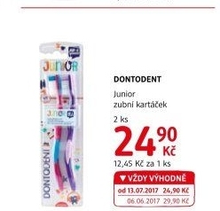 Kartáček na zuby dětský Dontodent