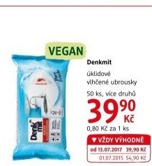 Vlhčené ubrousky Denkmit