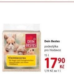 Podestýlka pro hlodavce Dein Bestes