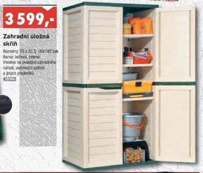 Zahradní úložná skříň FDD 1004G Fieldmann