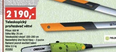 Teleskopický prořezávač FZP 6005-E Fieldmann