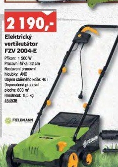 Elektrický vertikutátor Fieldmann FZV 2004-E