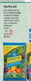 Hnojivo hořká sůl Forestina
