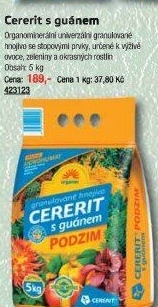 Hnojivo podzimní s guánem Cererit
