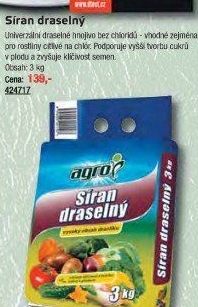 Hnojivo Síran draselný Agro