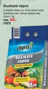 Hnojivo dusíkaté vápno Agro