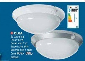 Svítidlo se senzorem Olga OS-60 Panlux