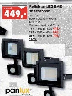 Reflektorové LED světlo se senzorem Panlux