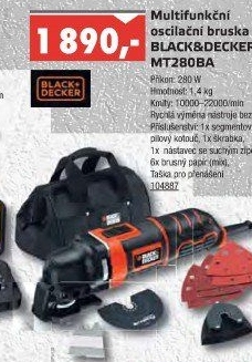 Multifunkční oscilační bruska Black&amp