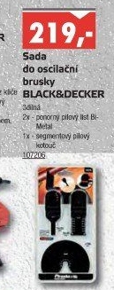 Sada do oscilační brusky Black&amp