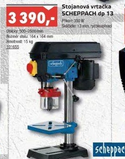 Stojanová vrtačka DP 13 Scheppach