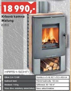 Krbová kamna Malung Haas + Sohn