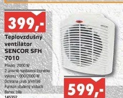 Teplovzdušný ventilátor SFH 7010 Sencor