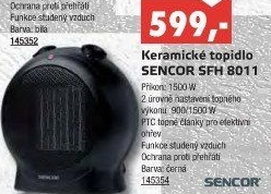 Elektrické topidlo Sencor SFH 8011