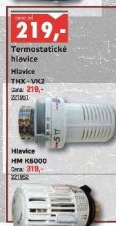 Termostatická hlavice Guvex